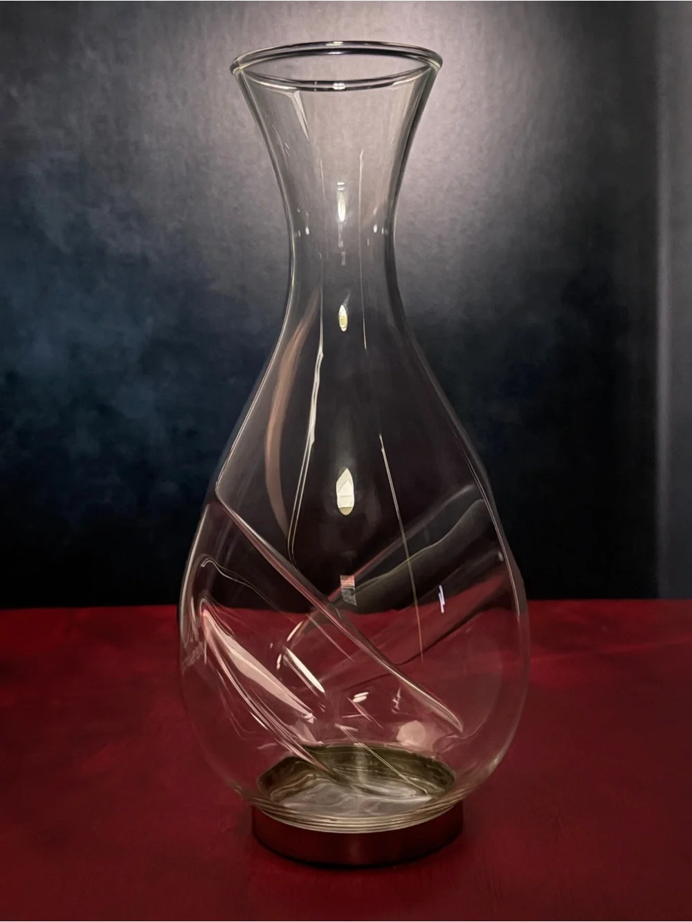 Final Touch Conundrum / Énigme Aerator Decanter Glass Wine Carafe Invesco